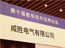 威勝電氣受邀亮相“第十屆配電技術(shù)應(yīng)用論壇” 威勝電氣受邀亮相“第十屆配電技術(shù)應(yīng)用論壇”