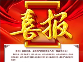 喜報(bào):收獲三連,威勝電氣電網(wǎng)市場九月一周連中3標(biāo)! 喜報(bào):收獲三連,威勝電氣電網(wǎng)市場九月一周連中3標(biāo)!